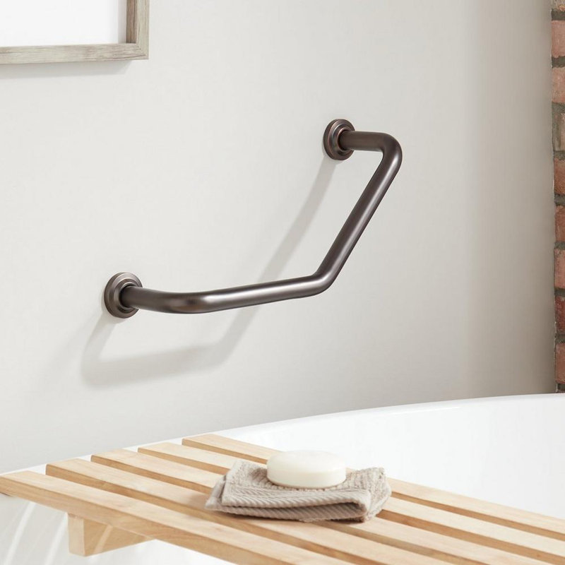 Lenoir 16-3/4" Grab Bar, Oil Rubbed Bronze