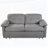 Convertible Pull Out Sofa Bed Queen Size, 3-in-1 Convertible Sleeper Couch with Thicked Cushions and Side Storage,Multi-Functional chenille Loveseat Sofa for Living Room,Bedroom,Apartment,Office-605448983