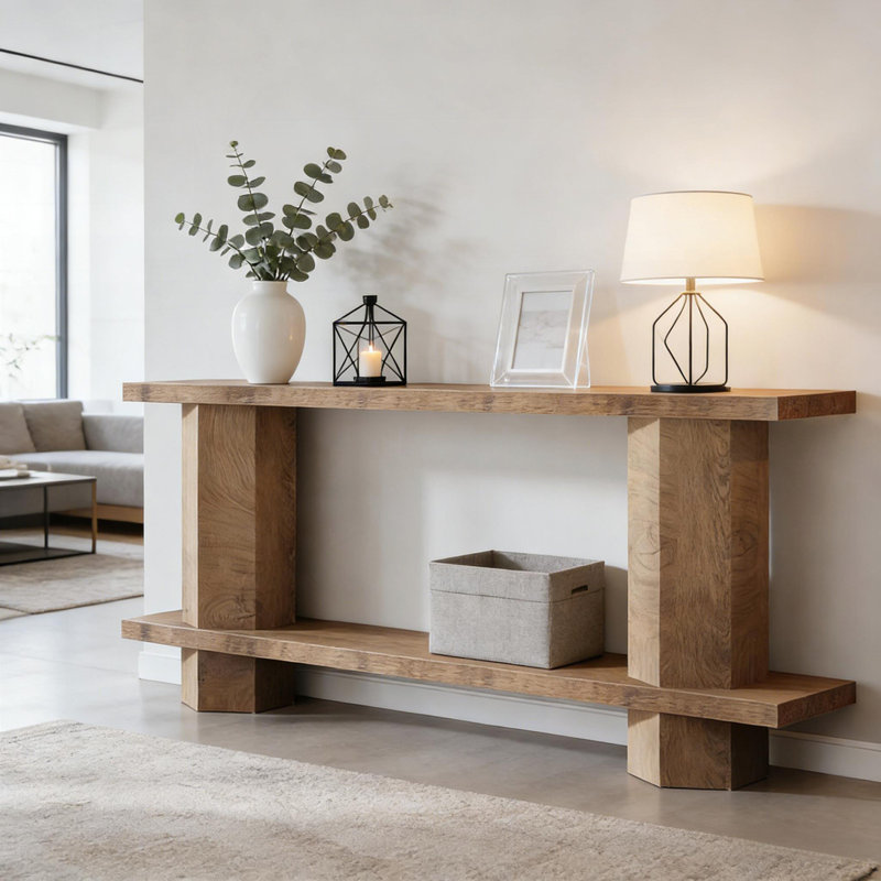 2-Tier Bedside Table,Sofa Table,Console Table