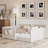 Full Size Daybed Velvet Upholstered Sofa Bed with High Side Panels and Side Entrance, Space-Saving Guest Bed with Storage Pockets, Beige-129465725-129465728