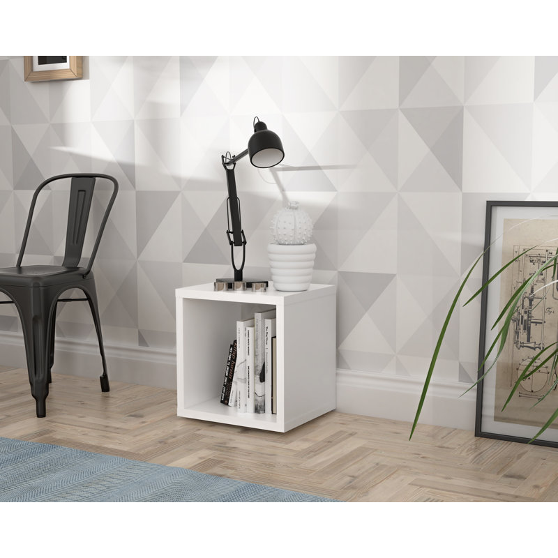 Paterson Cube Bookcase, White