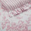 Premium Pink Polyester Bedding Sets, Chic Floral Design For Bedroom