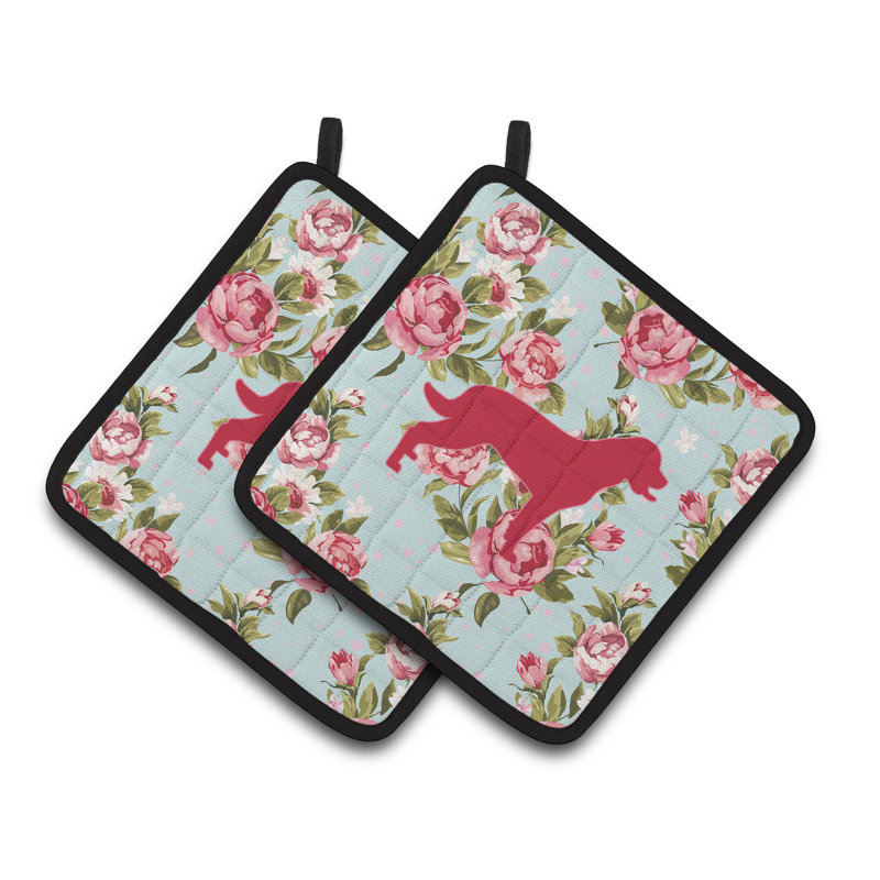 Red Barrel Studio® Floral Polyester Potholder