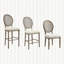Tabouret de bar rembourré Duffield-744143383