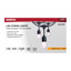24 Foot LED String Light 12-S14 Lamps 2700K CCT Black 120V