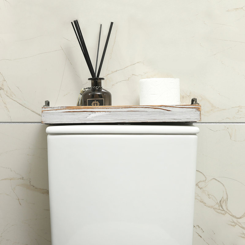 Bathroom Accessory Tray, White