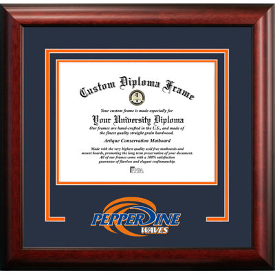 NCAA Pepperdine Waves Spirit Diploma Frame