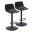 Swivel Leather Adjustable Height Bar & Counter Stool with Metal Frame-444843870-363778011