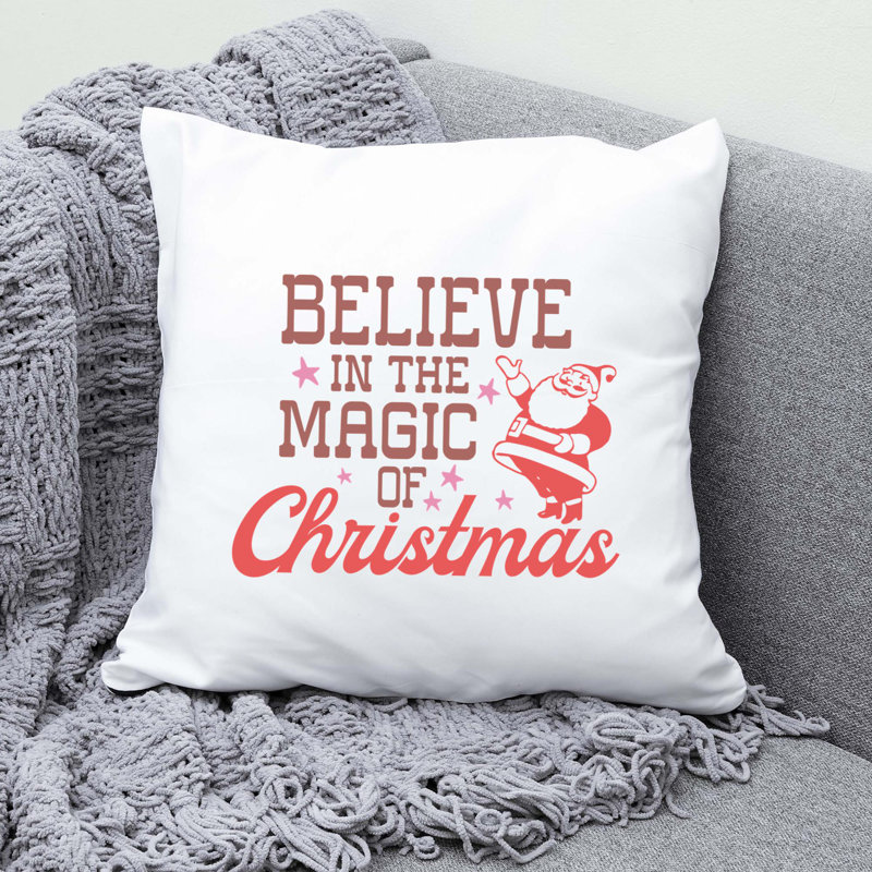 Christmas-15 Reversible Throw Pillow, 20" x 20"
