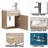 16.1'' Single Bathroom Vanity with Resin Top