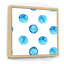 Pois bleu clair - peinture sur toile-67438697-67438698