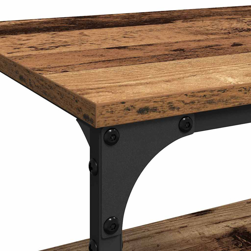 Wood Bar Cart, Old Wood