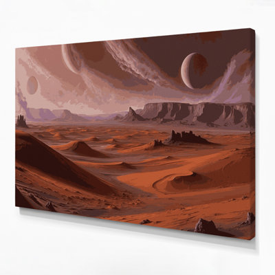 Art mural sur toile Space Mars