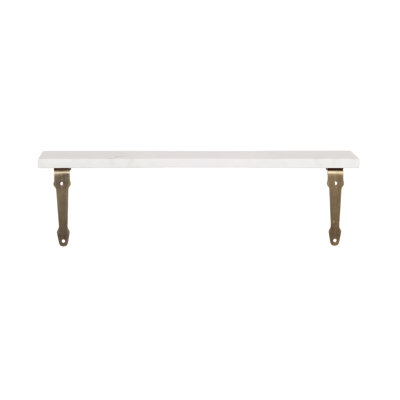 Hatley Ornate Vintage Marble Wall Shelf