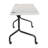 Resin Multipurpose Flip Training Table With Locking Casters For Home And Office, 5 Feet