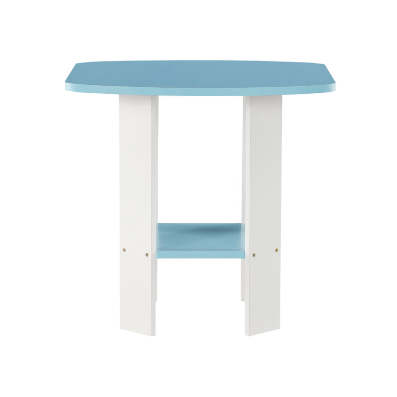 End Table, Light Blue