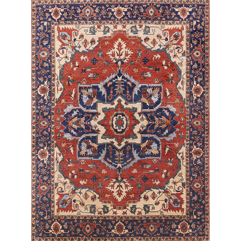 Oriental Indoor Rug, Rectangle 6' x 9'