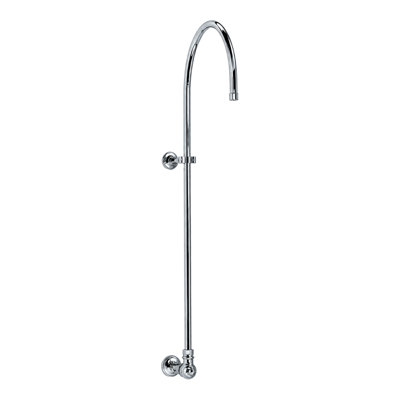 Wall Mount Riser Base Assembly with 1/2 in. IPS Male Connection to the wall by Strom Living