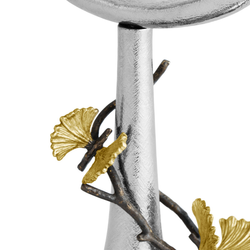 Butterfly Ginkgo Flat Metal Mirror