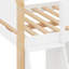 Lit mezzanine bas avec escalier, tablettes et armoires, lit mezzanine en bois avec toit-828712522