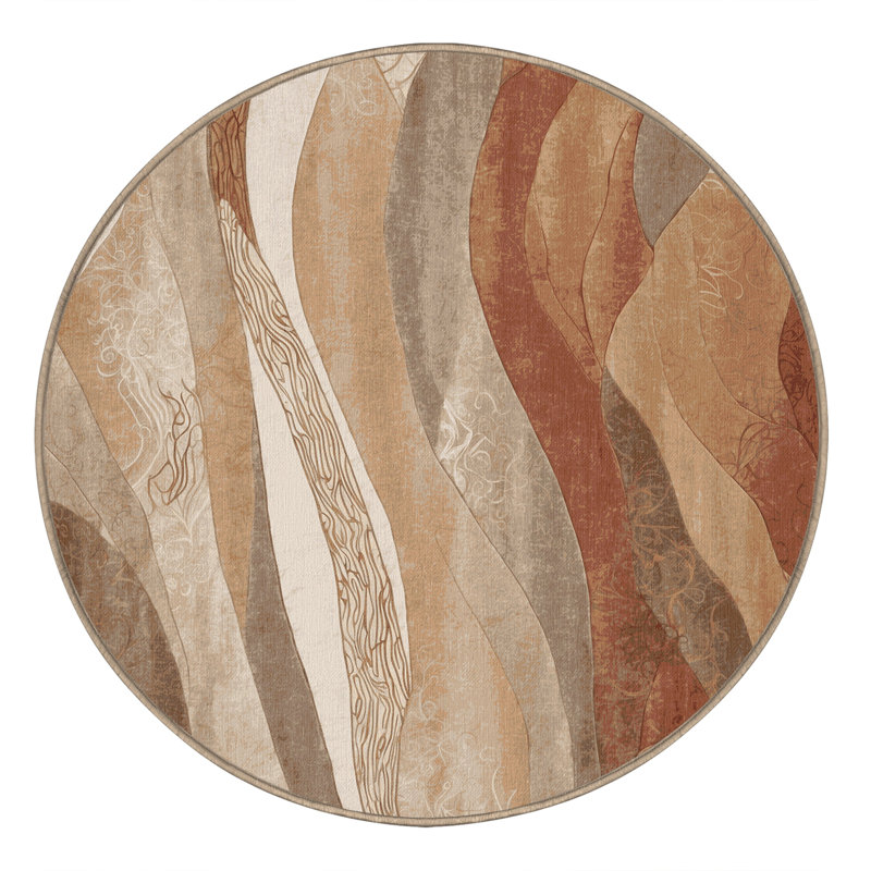 Horizon Bloom Rug, Round 3'