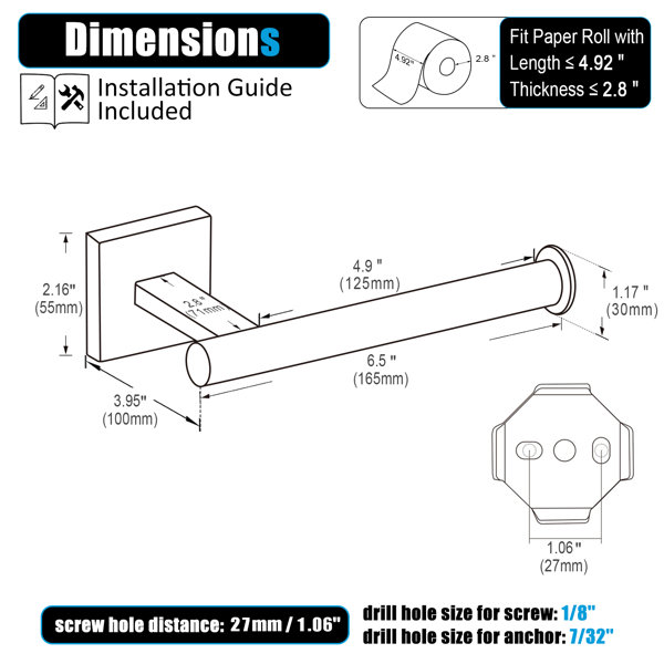 Dimensions du produit