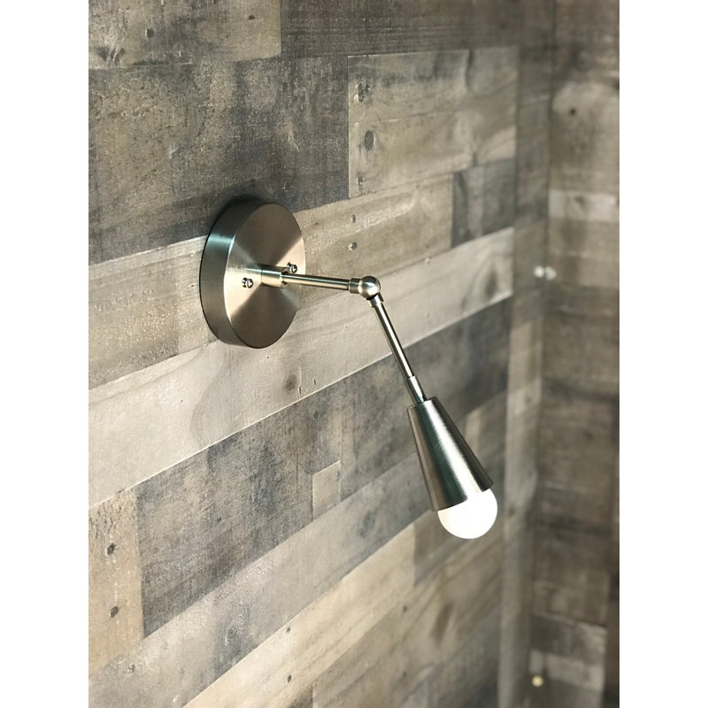 Orkanger Solid Brass Spotlight, Brushed Nickel