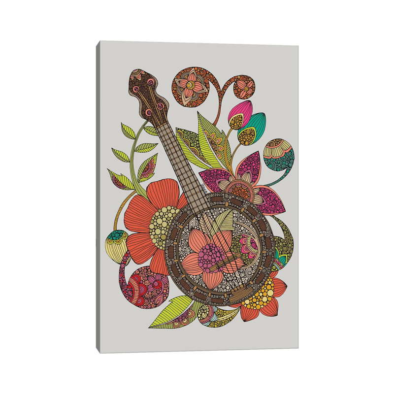 Ever Banjo by Valentina Harper - Wrapped Canvas Print, 101.6 cm H x 66.04 cm W x 1.91 cm D