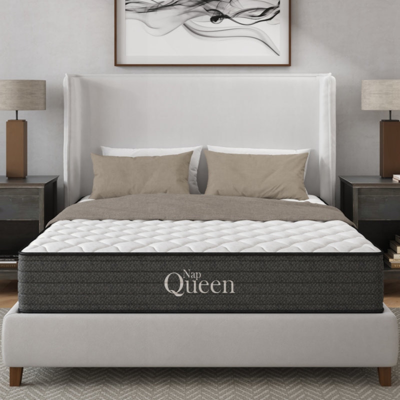 Matelas hybride en gel rafraîchissant, certifié Certipur-US, Lit double, 10"