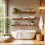 Tablettes murales flottantes en bois-1468714188