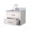 Ensemble de meuble-lavabo simple 24 po x P 18 po avec plateau en acrylique et robinet