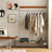 Leon Clothes Hanger Antique American Clothes And Hat Rack Retro Home Portable Stainless Steel Bedroom Floor Storage Shelf-1551492790