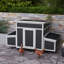 Portable Chicken Coops, Spacious Wood Modern Hen House for Backyard