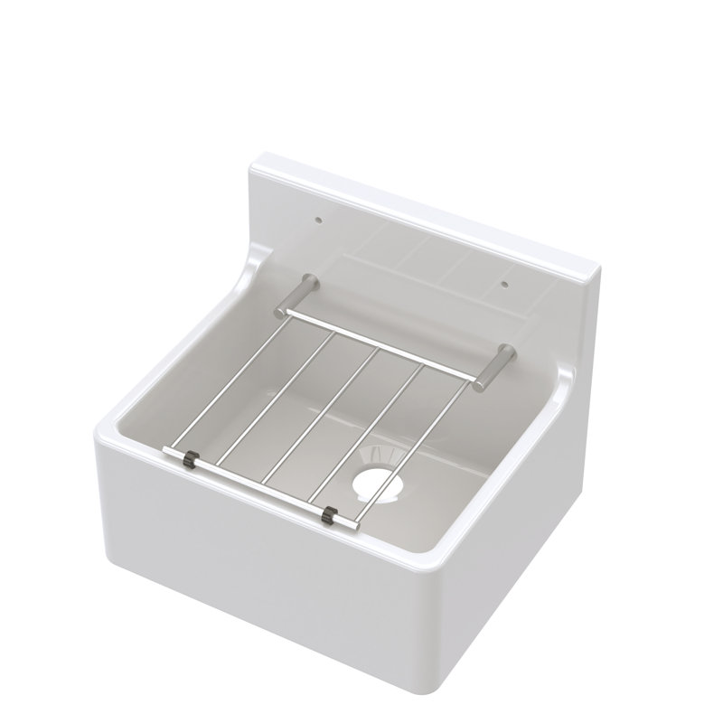 Single Bowl Kitchen Sink, 36.2cm H x 45.5cm W x 39.6 cm D