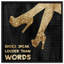 «Gold Shoes Speak», «Sparkly Shoe's Words», impression sur toile-71080179-71080187