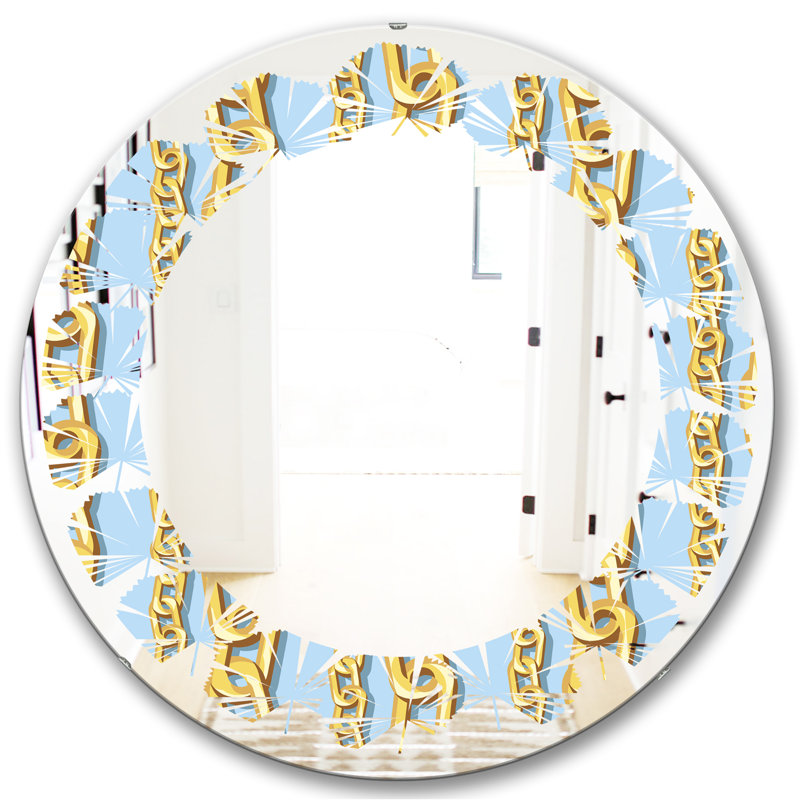 Miroir mural sans cadre, 23,6 po x 23,6 po