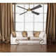 54" 4 - Blade LED Standard Ceiling Fan with Remote Control and Light Kit Included