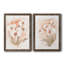 «White and Coral Orchid I», ensemble de reproductions d'art sur toile encadrées-984005193-984005192