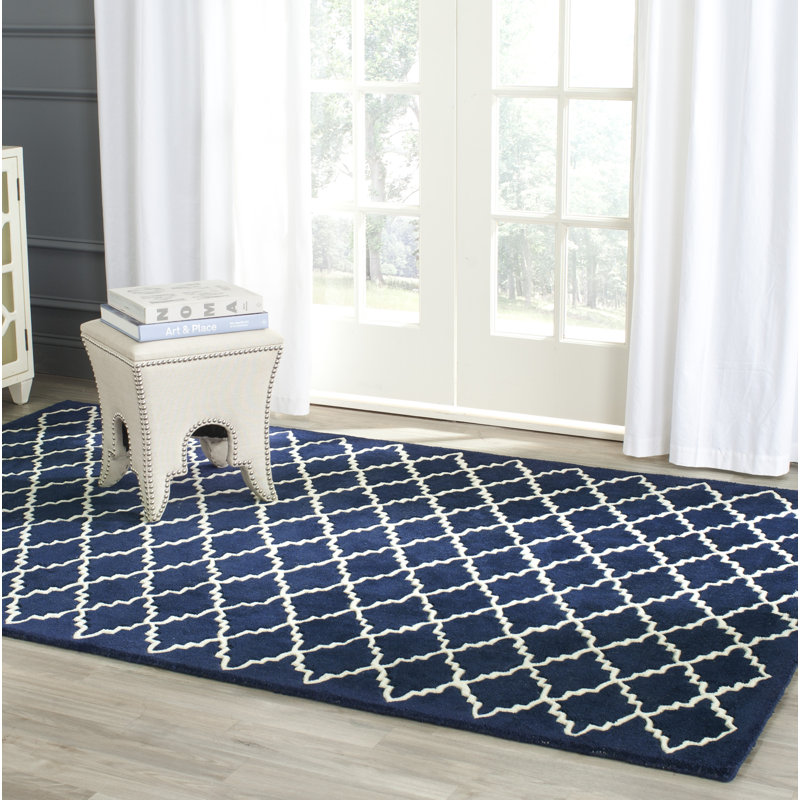 Chatham Hand Tufted Wool Geometric Rug, Rectangle 2'3" x 5'