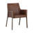Brookdene Faux Leather Armchair - Brown-138958198
