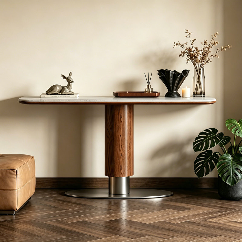 Console italienne Italian Minimalist, H 33,5 po x l 54,3 po x P 13,8 po