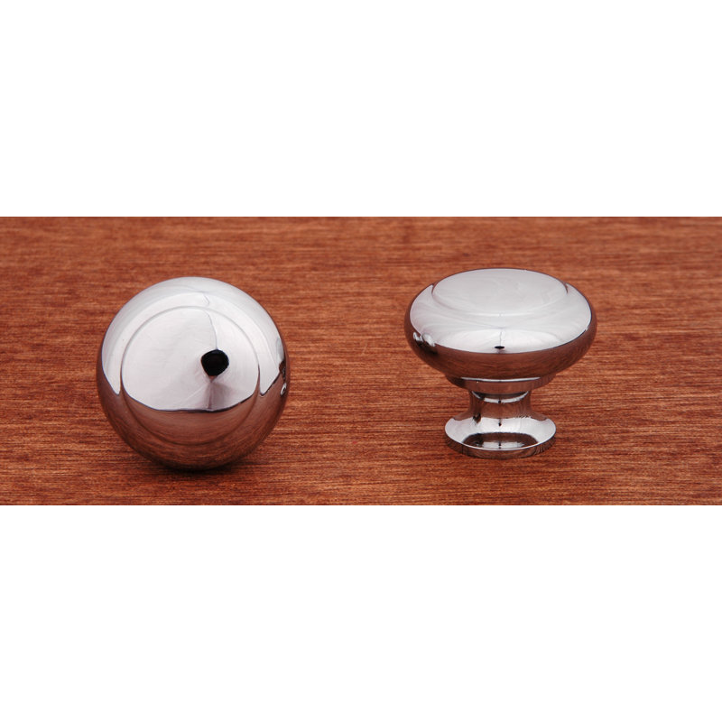 CK Series 1 1/4" Diameter Mushroom Knob, Chrome