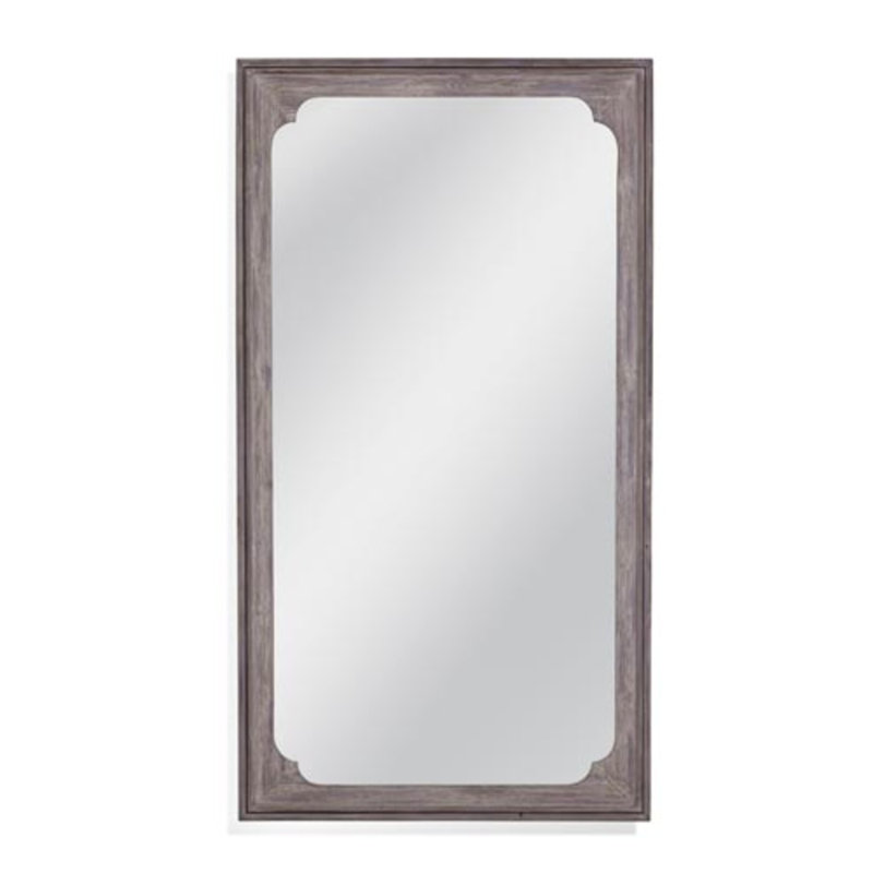 Landry Wood Flat Floor Mirror, 76" x 42"