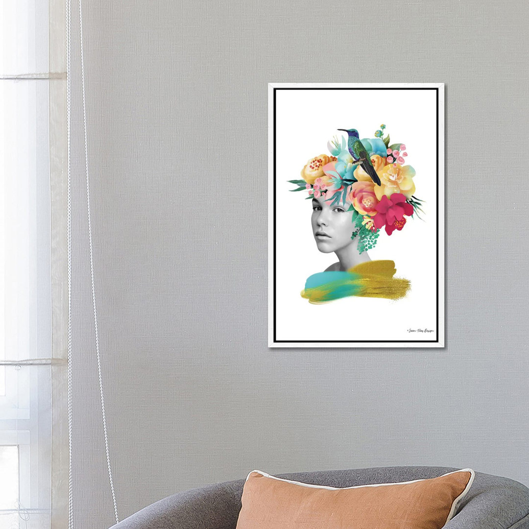 Das Mädchen und das Paradies von Seven Trees Design - Galerie-umwickelte Leinwand Giclée auf Leinwand