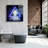 Elegant Decorative Tempered Glass Painting, 40 x 40 Inches | 100% Tempered Glass, Thickness: 0.16 Inches | UV Printing for Vibrant Colors & Durability | Perfect for Home Decor & Art Enthusiasts