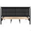 Très grand lit en bois massif, support robuste de 600 lb, aucun sommier requis-611370478-611370451