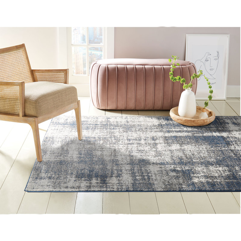 Nicole Miller Medallion Performance Beige/Gray Rug