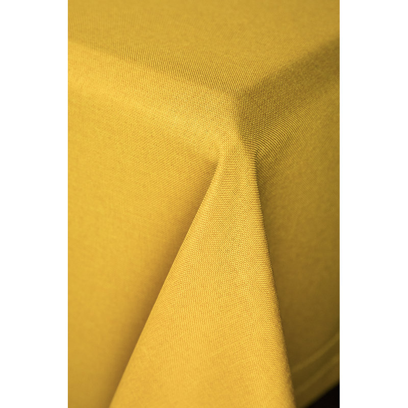 Goudy Tablecloth, 84" L x 60" W, Gold