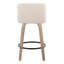 Lakyia Swivel Upholstered Counter Stool