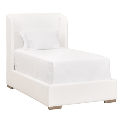 Gurtie Upholstered Wingback Bed